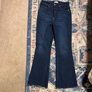 LOFT Dark Blue Flare Jeans